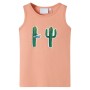 Hellorangefarbenes Tanktop für Kinder 104 von , Kinder-T-Shirts - Ref: Foro24-12500, Preis: 7,88 €, Rabatt: %