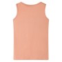 Camiseta de tirantes infantil naranja claro 128 de , Camisetas para niños - Ref: Foro24-12502, Precio: 7,88 €, Descuento: %