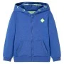 Kinder-Hoodie mit Reißverschluss blau melange 104 von , Kinder-T-Shirts - Ref: Foro24-11890, Preis: 15,02 €, Rabatt: %