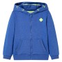 Kinder-Hoodie mit Reißverschluss blau melange 104 von , Kinder-T-Shirts - Ref: Foro24-11890, Preis: 15,17 €, Rabatt: %