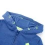 Kinder-Hoodie mit Reißverschluss blau meliert 128 von , Kinder-T-Shirts - Ref: Foro24-11892, Preis: 20,16 €, Rabatt: %