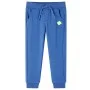 Pantalones de chándal infantiles azul mélange 128 de , Pantalones de niños - Ref: Foro24-11917, Precio: 10,97 €, Descuento: %