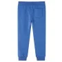 Kinder-Sweatpants in Melange-Blau, Größe 128. von , Kinderhosen - Ref: Foro24-11917, Preis: 10,97 €, Rabatt: %