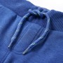 Kinder-Sweatpants in Melange-Blau, Größe 128. von , Kinderhosen - Ref: Foro24-11917, Preis: 11,08 €, Rabatt: %