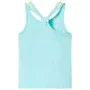 Camiseta de tirantes infantil verde menta claro 140 de , Camisetas para niños - Ref: Foro24-11143, Precio: 8,30 €, Descuento: %