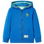 Sudadera infantil con capucha y cremallera azul 140 de , Camisetas para niños - Ref: Foro24-11698, Precio: 13,70 €, Descuento: %
