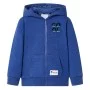 Child's dark blue mélange hoodie with zipper, size 104 by , Kids T-shirts - Ref: Foro24-12355, Price: 12,91 €, Discount: %