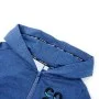 Child's dark blue mélange hoodie with zipper, size 104 by , Kids T-shirts - Ref: Foro24-12355, Price: 12,91 €, Discount: %