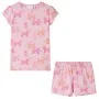Pijama infantil de manga corta rosa claro 128 de , Pijamas de niños - Ref: Foro24-10442, Precio: 11,57 €, Descuento: %