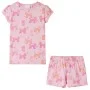 Pijama infantil de manga corta rosa claro 104 de , Pijamas de niños - Ref: Foro24-10440, Precio: 11,57 €, Descuento: %