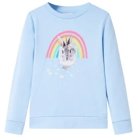 Light blue children's sweatshirt 128 by , Kids T-shirts - Ref: Foro24-10752, Price: 13,76 €, Discount: %