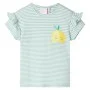 Camiseta infantil verde menta 92 de , Camisetas para niños - Ref: Foro24-11484, Precio: 8,32 €, Descuento: %