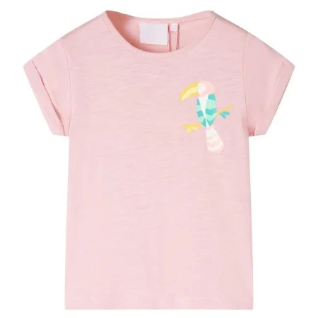 Camiseta infantil rosa claro 128 de , Camisetas para niños - Ref: Foro24-11562, Precio: 7,79 €, Descuento: %
