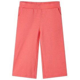 Pantalón infantil con perneras anchas coral 92