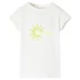 Camiseta infantil color crudo 140 de , Camisetas para niños - Ref: Foro24-11183, Precio: 7,99 €, Descuento: %