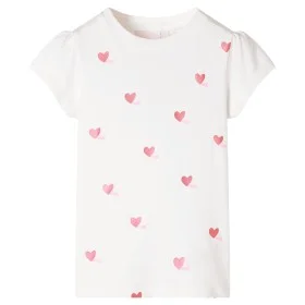 Kinder-T-Shirt in der Farbe Ecru 128 von , Kinder-T-Shirts - Ref: Foro24-11232, Preis: 8,54 €, Rabatt: %