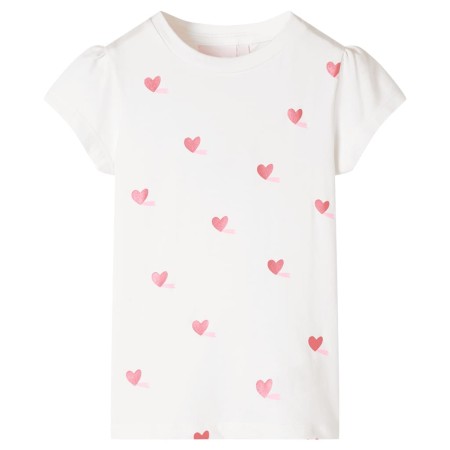 Kinder-T-Shirt in der Farbe Ecru 128 von , Kinder-T-Shirts - Ref: Foro24-11232, Preis: 8,64 €, Rabatt: %