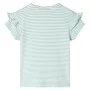 Camiseta infantil verde menta 116 de , Camisetas para niños - Ref: Foro24-11486, Precio: 8,32 €, Descuento: %