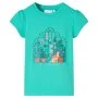 Mint green children's t-shirt size 140 by , Kids T-shirts - Ref: Foro24-11368, Price: 8,59 €, Discount: %