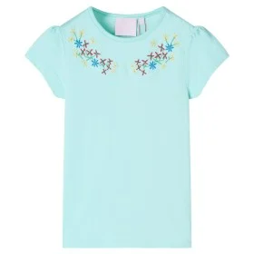 Light aquamarine children's t-shirt size 128 by , Kids T-shirts - Ref: Foro24-11337, Price: 8,59 €, Discount: %