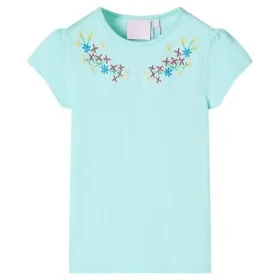 Light aquamarine children's t-shirt size 104 by , Kids T-shirts - Ref: Foro24-11335, Price: 8,59 €, Discount: %