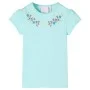 Leichtes Aquamarin Kinder T-Shirt 104 von , Kinder-T-Shirts - Ref: Foro24-11335, Preis: 8,59 €, Rabatt: %