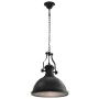 Schwarze runde Deckenleuchte E27 von vidaXL, Lampen - Ref: Foro24-281624, Preis: 58,16 €, Rabatt: %