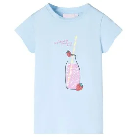 Soft blue children's t-shirt size 104 by , Kids T-shirts - Ref: Foro24-11270, Price: 8,19 €, Discount: %