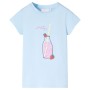 Camiseta infantil azul suave 104 de , Camisetas para niños - Ref: Foro24-11270, Precio: 8,28 €, Descuento: %