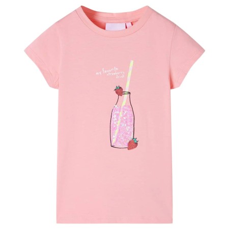 Kinder-T-Shirt in Rosa, Größe 116 von , Kinder-T-Shirts - Ref: Foro24-11266, Preis: 8,28 €, Rabatt: %
