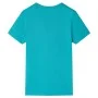Kurzarm-Kinder-T-Shirt dunkel mintgrün 140 von , Kinder-T-Shirts - Ref: Foro24-11873, Preis: 8,19 €, Rabatt: %