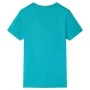 Kurzärmeliges Kinder-T-Shirt dunkel mintgrün 116 von , Kinder-T-Shirts - Ref: Foro24-11871, Preis: 8,19 €, Rabatt: %