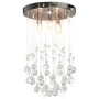 Ceiling lamp with spherical silver crystals 3 G9 bulbs by vidaXL, Lamps - Ref: Foro24-281575, Price: 52,62 €, Discount: %