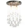 Ceiling lamp with spherical silver crystals 3 G9 bulbs by vidaXL, Lamps - Ref: Foro24-281575, Price: 60,68 €, Discount: %