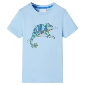 Hellblaues Kurzarm-Kinder-T-Shirt 140 von , Kinder-T-Shirts - Ref: Foro24-12018, Preis: 8,12 €, Rabatt: %