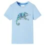 Hellblaues Kurzarm-Kinder-T-Shirt 140 von , Kinder-T-Shirts - Ref: Foro24-12018, Preis: 8,12 €, Rabatt: %