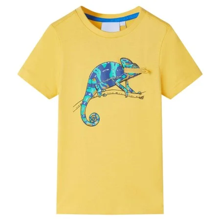 Helles ockerfarbenes Kurzarm-T-Shirt für Kinder 140 von , Kinder-T-Shirts - Ref: Foro24-12013, Preis: 8,12 €, Rabatt: %