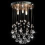 Ceiling lamp with spherical silver crystals 3 G9 bulbs by vidaXL, Lamps - Ref: Foro24-281575, Price: 52,62 €, Discount: %