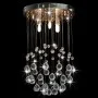 Ceiling lamp with spherical silver crystals 3 G9 bulbs by vidaXL, Lamps - Ref: Foro24-281575, Price: 60,68 €, Discount: %