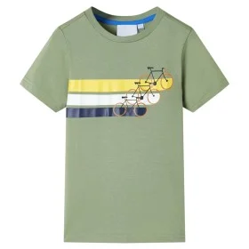 Helles Khaki Kurzarm-T-Shirt für Kinder 128 von , Kinder-T-Shirts - Ref: Foro24-12177, Preis: 8,19 €, Rabatt: %