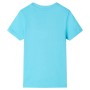 Kurzärmeliges Kinder-T-Shirt Aquamarin Farbe 104 von , Kinder-T-Shirts - Ref: Foro24-12180, Preis: 8,28 €, Rabatt: %