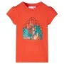 Dunkeloranges Kinder-T-Shirt 116 von , Kinder-T-Shirts - Ref: Foro24-11361, Preis: 8,59 €, Rabatt: %