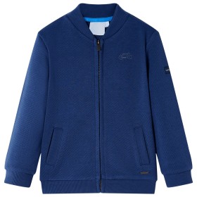 Marineblaues Kinder-Sweatshirt mit Reißverschluss 104 von , Kinder-T-Shirts - Ref: Foro24-12140, Preis: 16,66 €, Rabatt: %