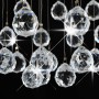 Ceiling lamp with spherical silver crystals 3 G9 bulbs by vidaXL, Lamps - Ref: Foro24-281575, Price: 52,62 €, Discount: %