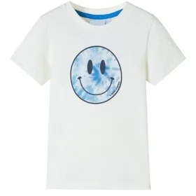 Child's t-shirt in off-white color, size 128. by , Kids T-shirts - Ref: Foro24-12582, Price: 7,99 €, Discount: %