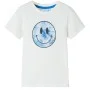 Child's t-shirt in off-white color, size 128. by , Kids T-shirts - Ref: Foro24-12582, Price: 7,99 €, Discount: %