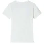 Child's t-shirt in off-white color, size 128. by , Kids T-shirts - Ref: Foro24-12582, Price: 7,99 €, Discount: %