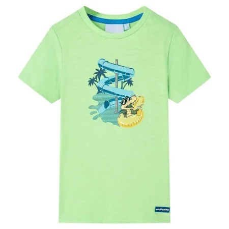 Camiseta infantil verde neón 104 de , Camisetas para niños - Ref: Foro24-12470, Precio: 7,99 €, Descuento: %