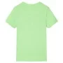 Camiseta infantil verde neón 128 de , Camisetas para niños - Ref: Foro24-12472, Precio: 7,99 €, Descuento: %