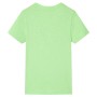 Camiseta infantil verde neón 128 de , Camisetas para niños - Ref: Foro24-12472, Precio: 8,07 €, Descuento: %